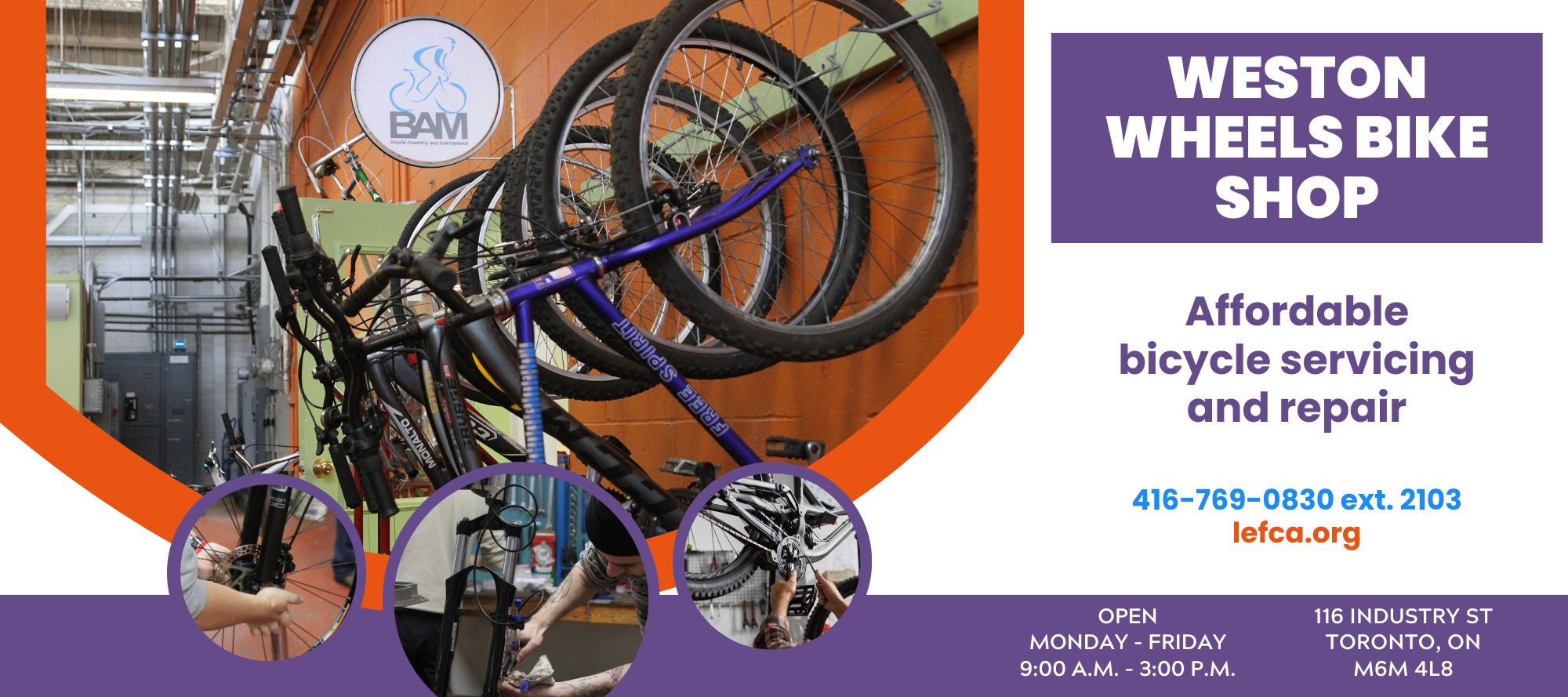 Weston Wheels Bike Shop flyer