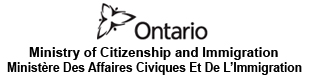Ontario Ministry of Citizenship and Immigration Logo